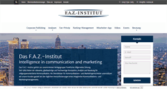 Desktop Screenshot of faz-institut.de